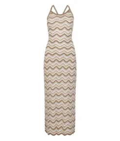 Abito chevron lamé