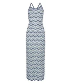 Abito chevron lamé