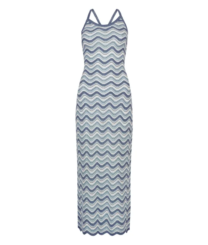 Abito chevron lamé