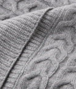 Balaclava con intreccio in Cashmere Ultrasoft