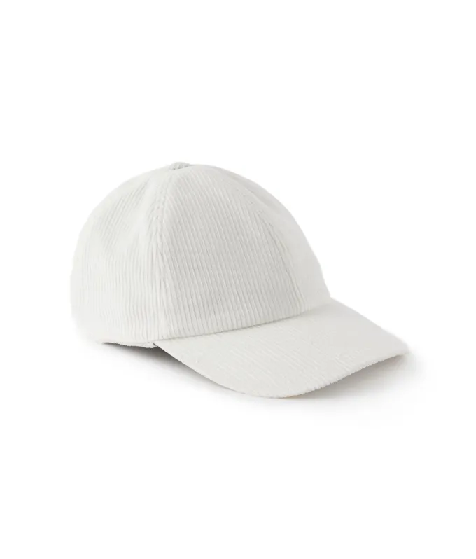 Baseball in velluto di cotone con interno in cashmere