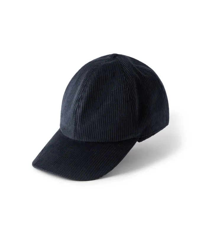 Baseball in velluto di cotone con interno in cashmere