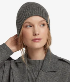 Berretto a costa doppia in Cashmere Ultrasoft