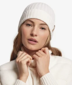 Berretto a coste in Cashmere Ultrasoft