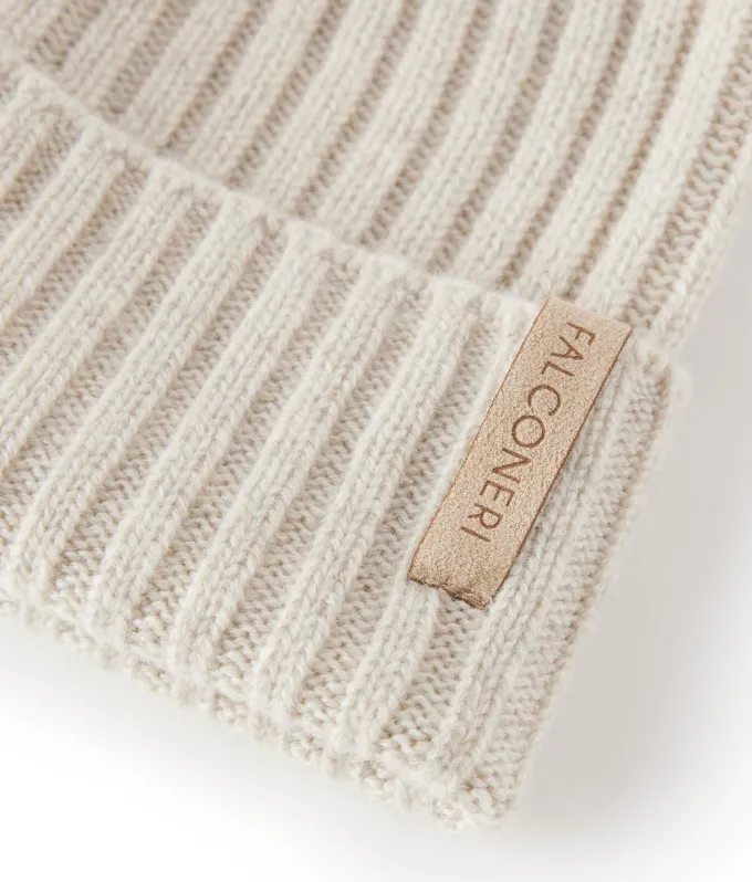 Berretto a coste in Cashmere Ultrasoft