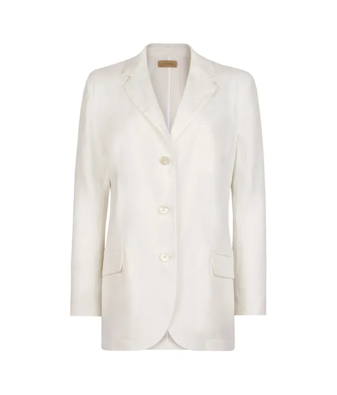 Blazer in lino viscosa