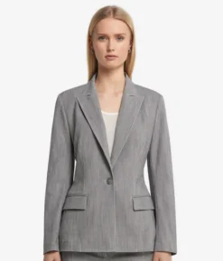 Blazer monopetto in cotone