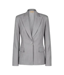 Blazer monopetto in cotone