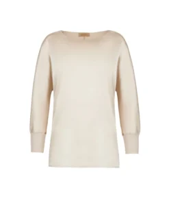 Blusa girocollo in seta