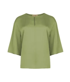 Blusa in raso opaco