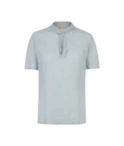 Blusa in seta e cotone