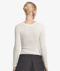 Body a costina in Cashmere Ultrafine