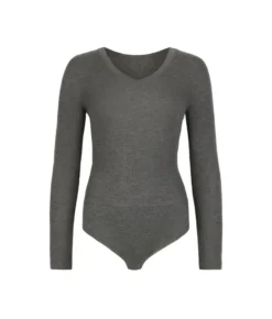 Body a costina in Cashmere Ultrafine
