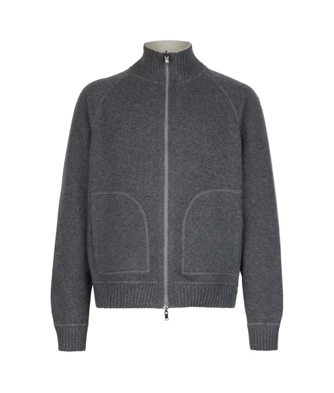 Bomber reversibile in Cashmere Ultrasoft
