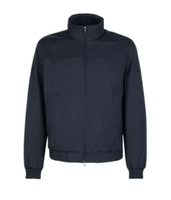 Bomber tecnico in cotone cashmere