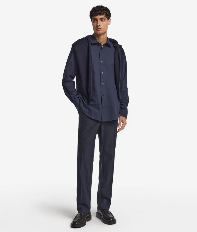 Camicia in cotone cashmere