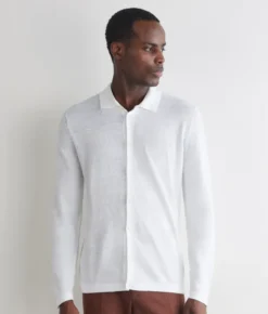 Camicia in lino cotone