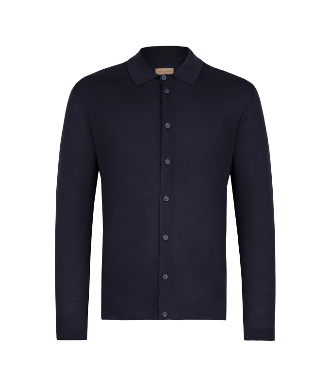 Camicia in lino cotone