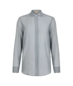 Camicia in mussola di cotone e seta