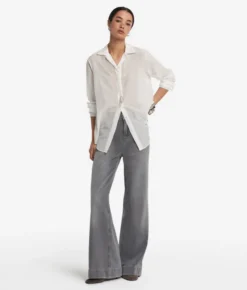 Camicia in mussola di cotone e seta