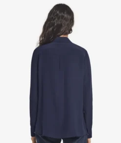 Camicia in seta con colletto