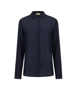 Camicia in seta con colletto