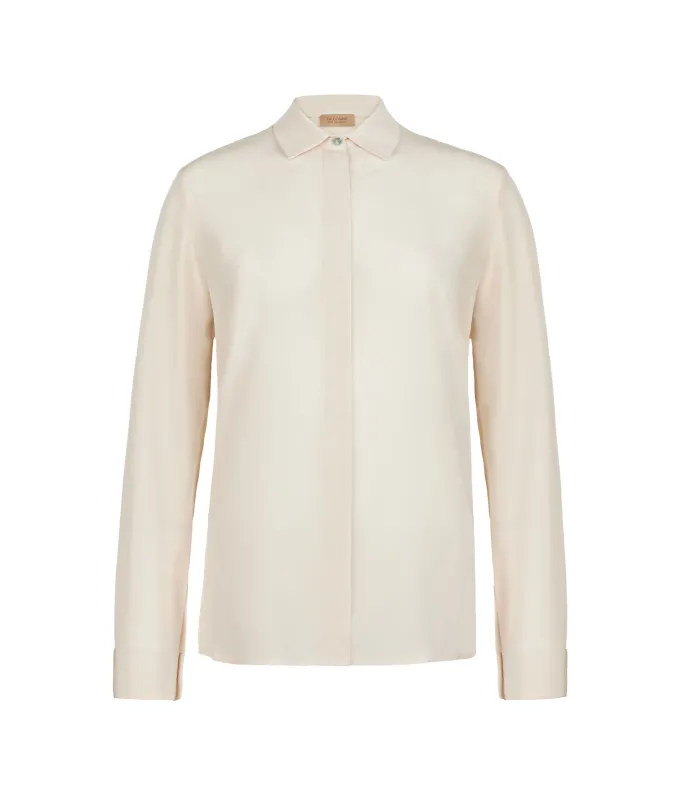 Camicia in seta con colletto