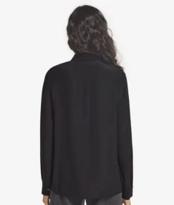 Camicia in seta con colletto