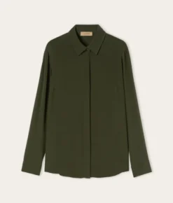 Camicia in seta con colletto