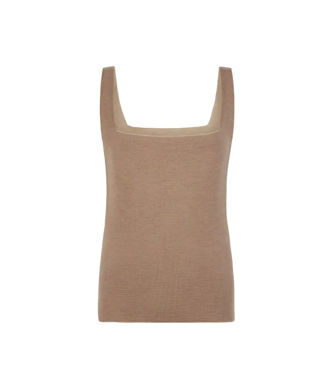 Canotta reversibile in Cashmere Ultrafine
