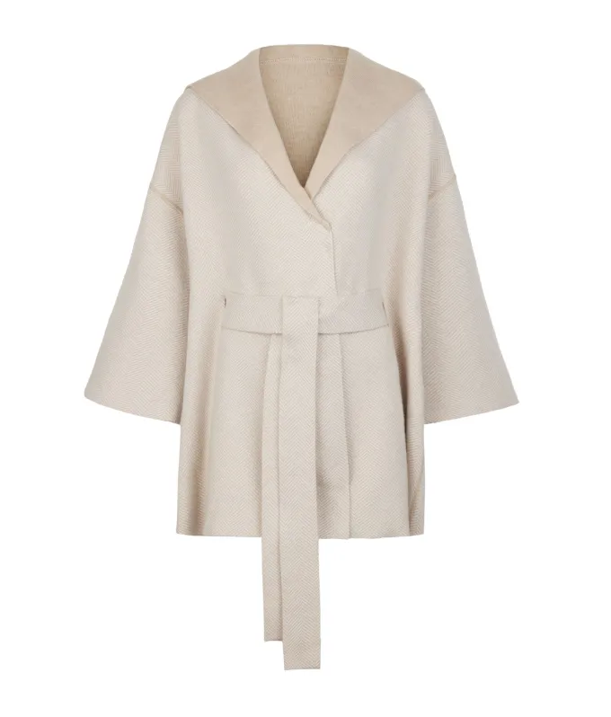 Cappa reversibile in Cashmere Ultrasoft