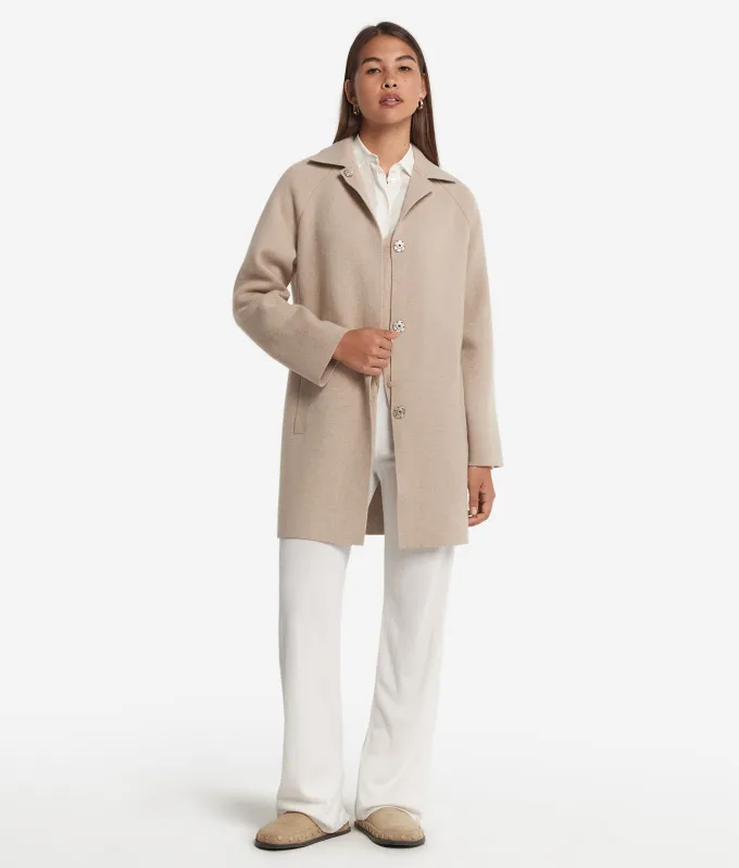 Cappotto con colletto in Cashmere Ultrasoft