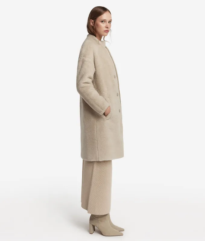 Cappotto reversibile in cashmere