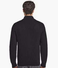 Cardigan a coste in Cashmere Ultrasoft