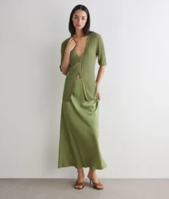Cardigan a coste lamé