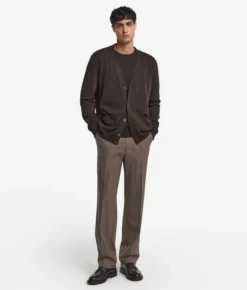 Cardigan con bottoni in Cashmere Ultrasoft