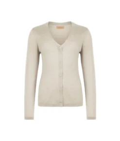 Cardigan con scollo a V in Cashmere Ultrafine