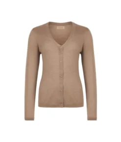 Cardigan con scollo a V in Cashmere Ultrafine