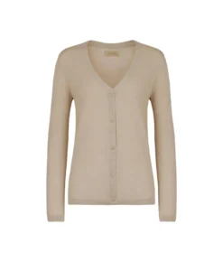 Cardigan con scollo a V in Cashmere Ultrafine