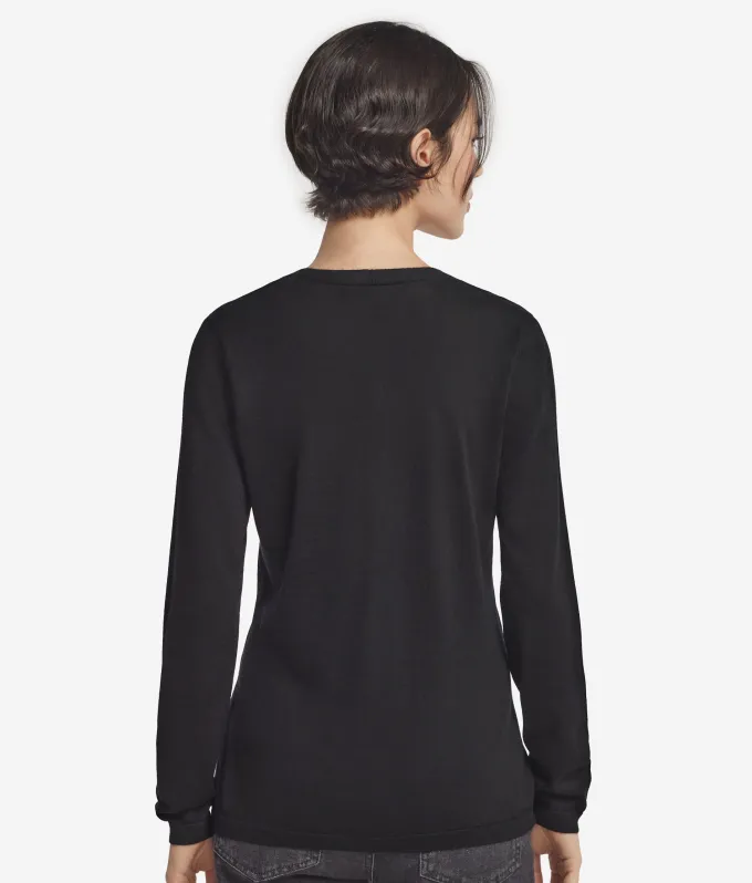Cardigan con scollo a V in Cashmere Ultrafine