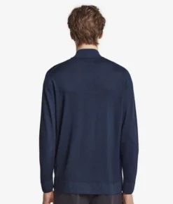 Cardigan con zip in Cashmere Ultrafine