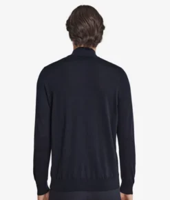 Cardigan con zip in Cashmere Ultrafine