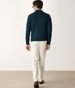 Cardigan con zip in Cashmere Ultrafine