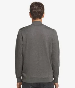 Cardigan con zip in Cashmere Ultrafine