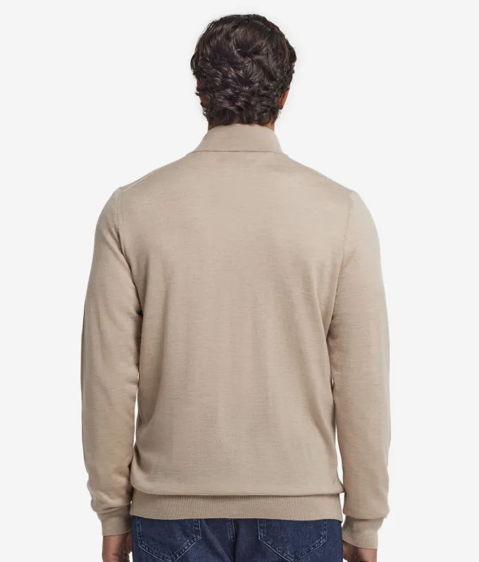 Cardigan con zip in Cashmere Ultrafine