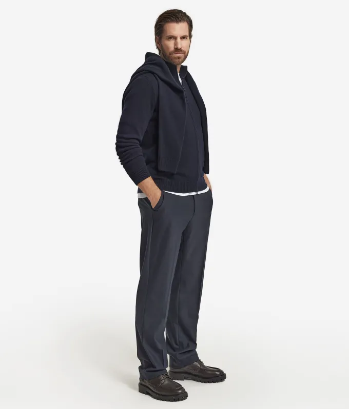 Cardigan con zip in Cashmere Ultrasoft