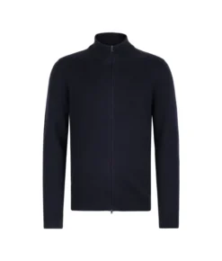 Cardigan con zip in Cashmere Ultrasoft