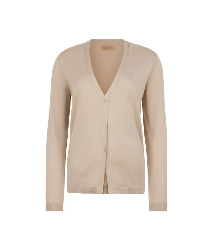 Cardigan in cotone fresh