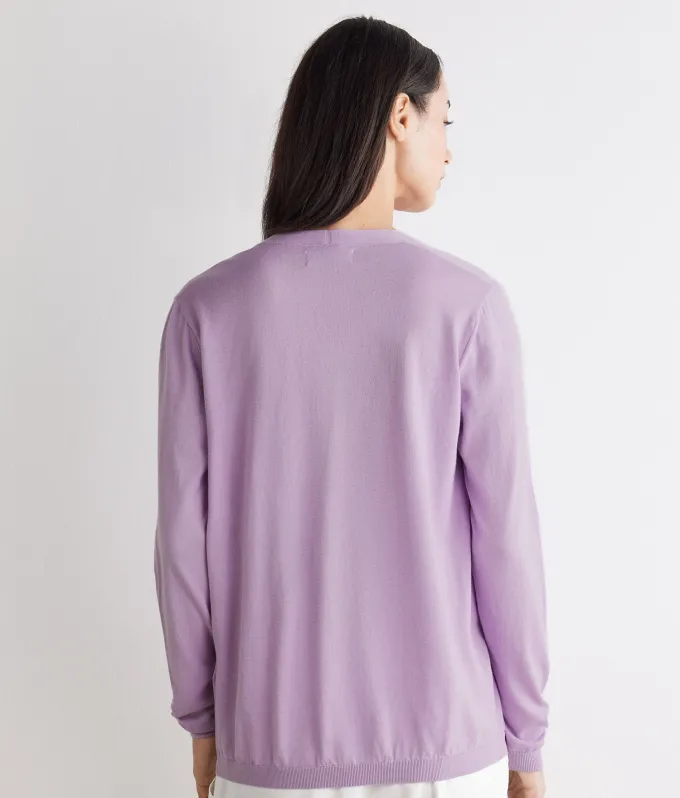 Cardigan in cotone fresh