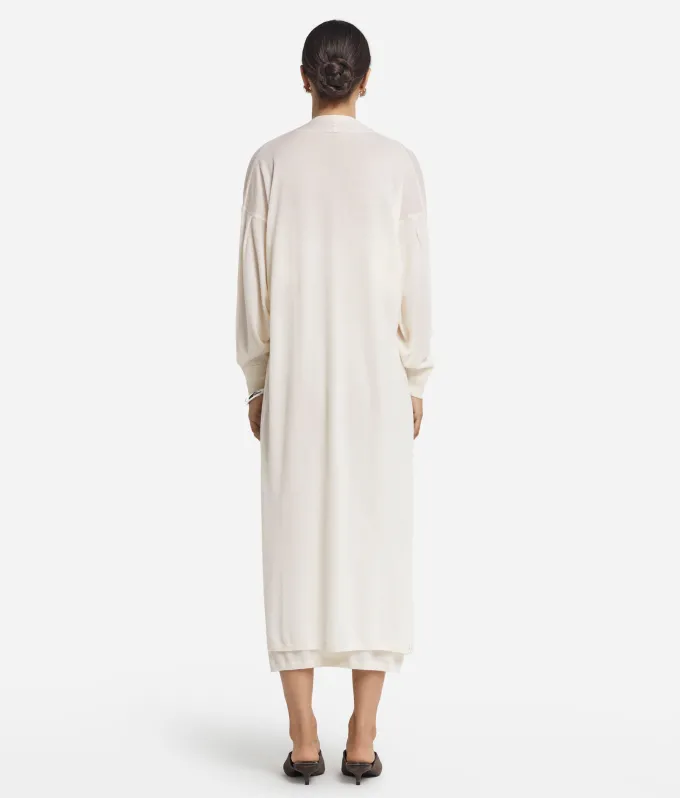 Cardigan lungo in Cashmere Ultrafine